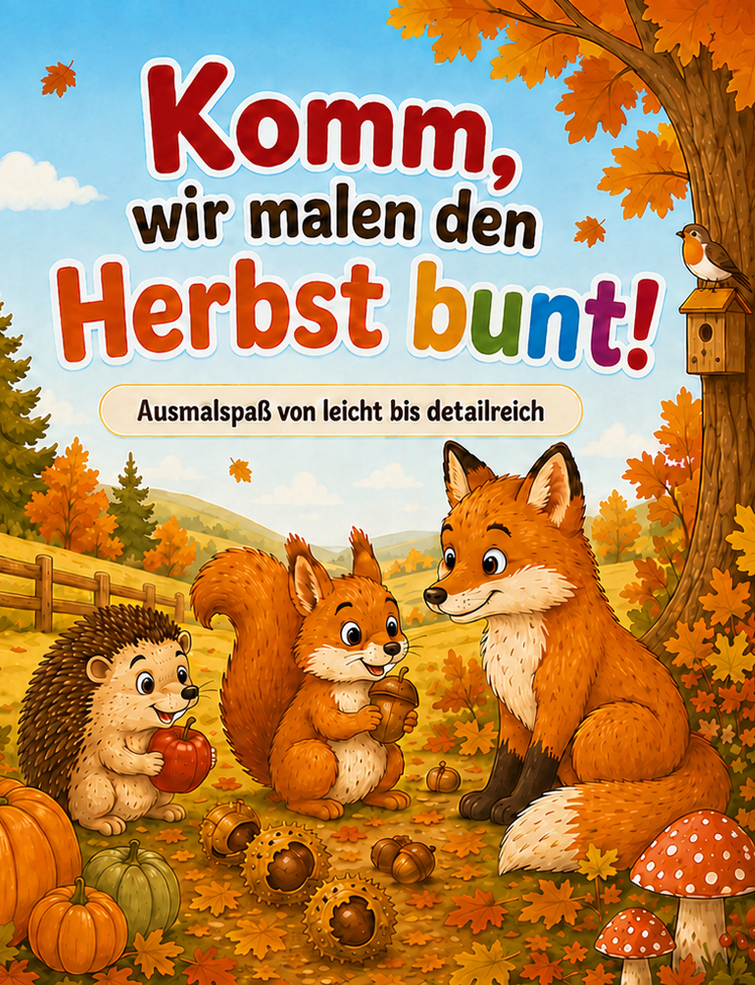 Komm, wir malen den Herbst bunt